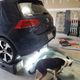 LED shoplight under the car, FTW. Canine supervision, also FTW.